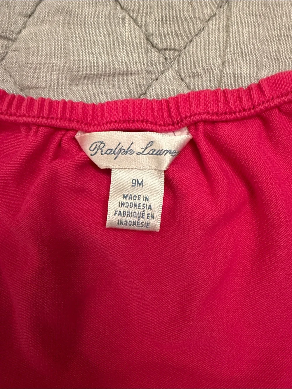 Ralph Lauren Toddler Polo Dress and Bloomers in Fuchsia